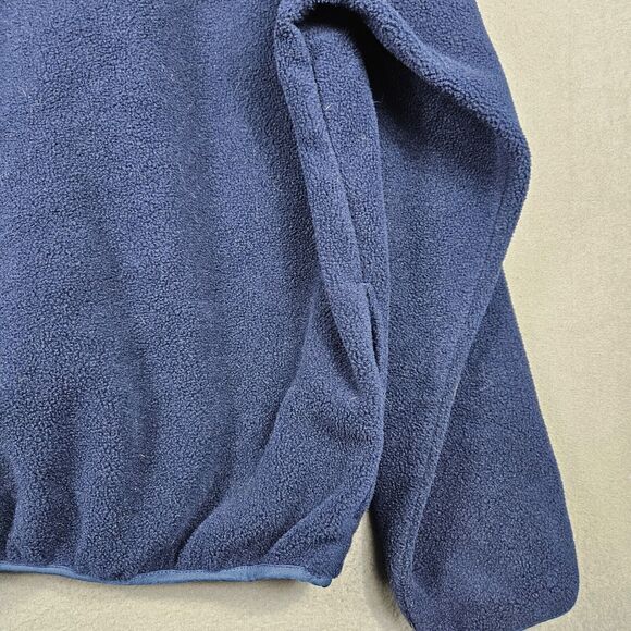 LL Bean Sweater Mens XL Fleece Snap T 1/4 Blue Gorpecore L.L. Bean - Picture 10 of 12
